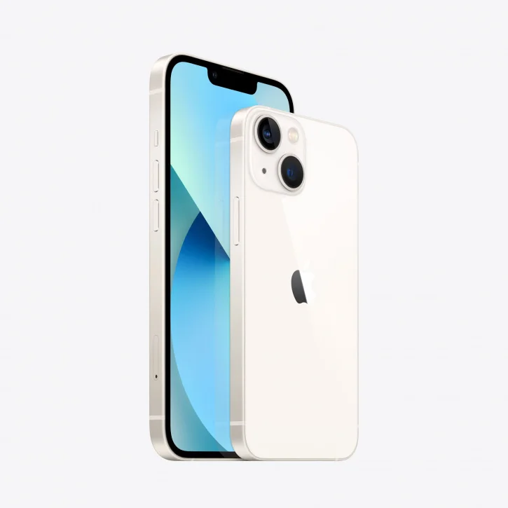 Смартфон Apple iPhone 13, Dual: nano SIM + eSIM, 128 ГБ, Сияющая звезда
