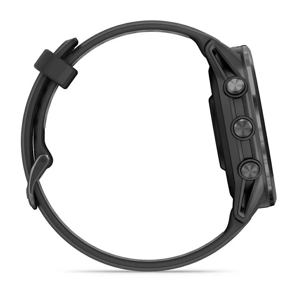 Спортивные часы Garmin Forerunner 570, 42 мм, Carbon Gray DLC Titanium Black / Translucent Whitestone (Серый карбон)