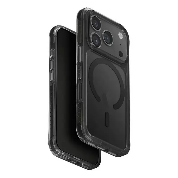 Чехол Uniq Combat для Apple iPhone 17 Pro, Carbon Black (карбоновый чёрный), MagSafe