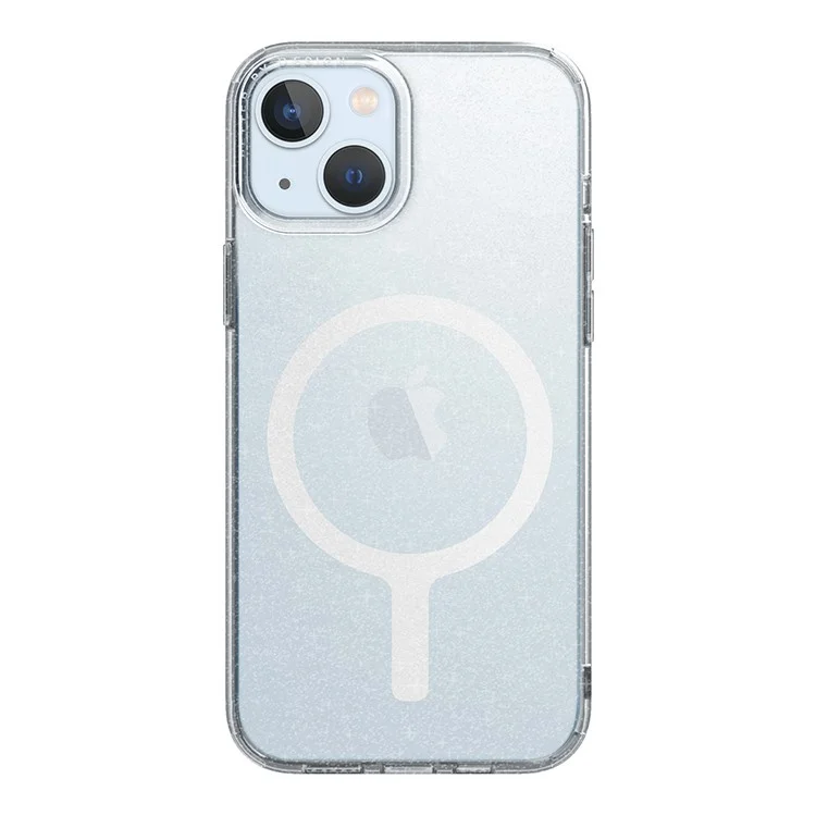 Чехол Uniq LifePro Xtreme Tinsel для iPhone 15 Pro Max Серебристый блеск (MagSafe)