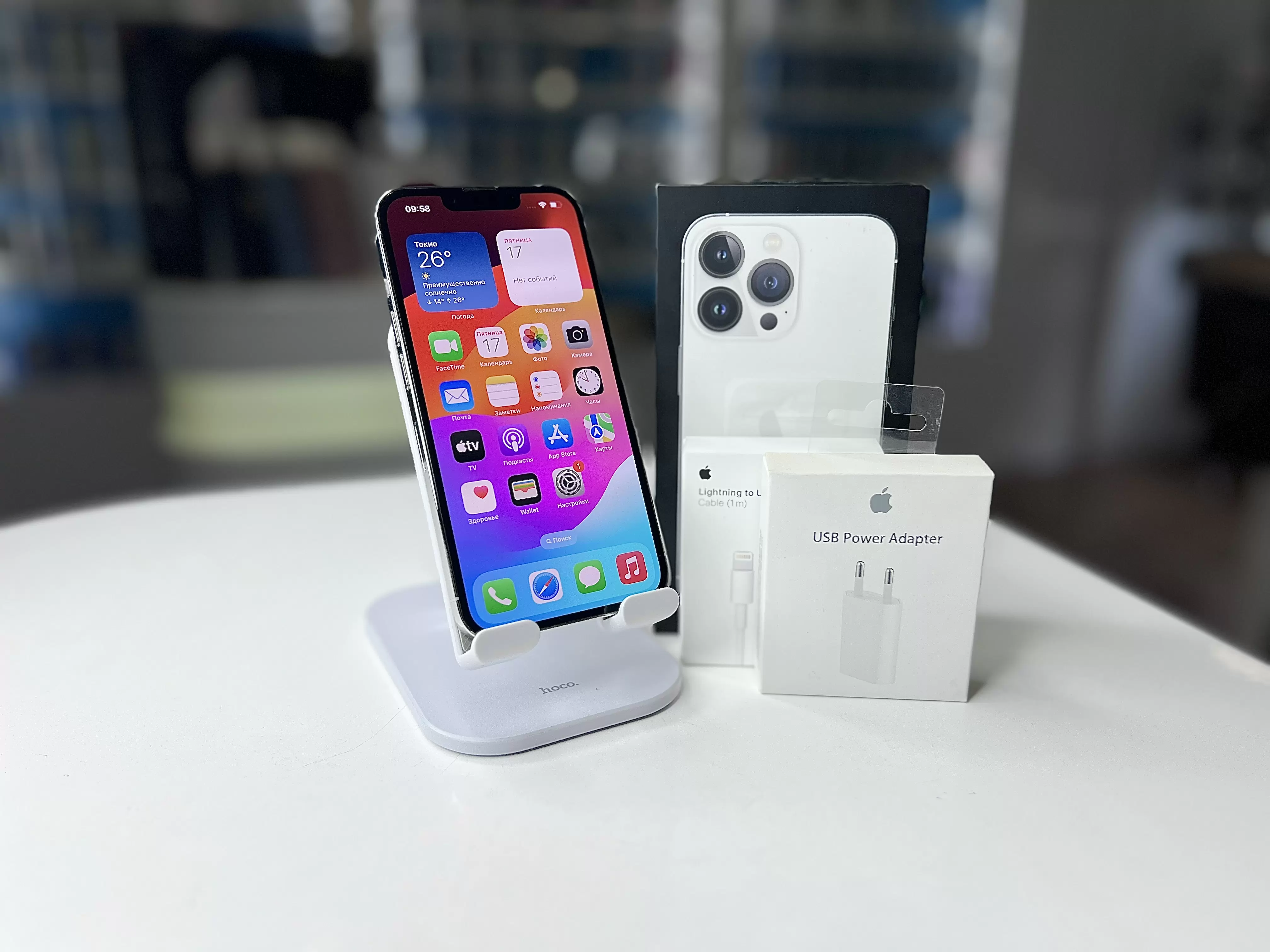 Смартфон Apple iPhone 13 Pro, Серебристый, 256 ГБ / 6365*