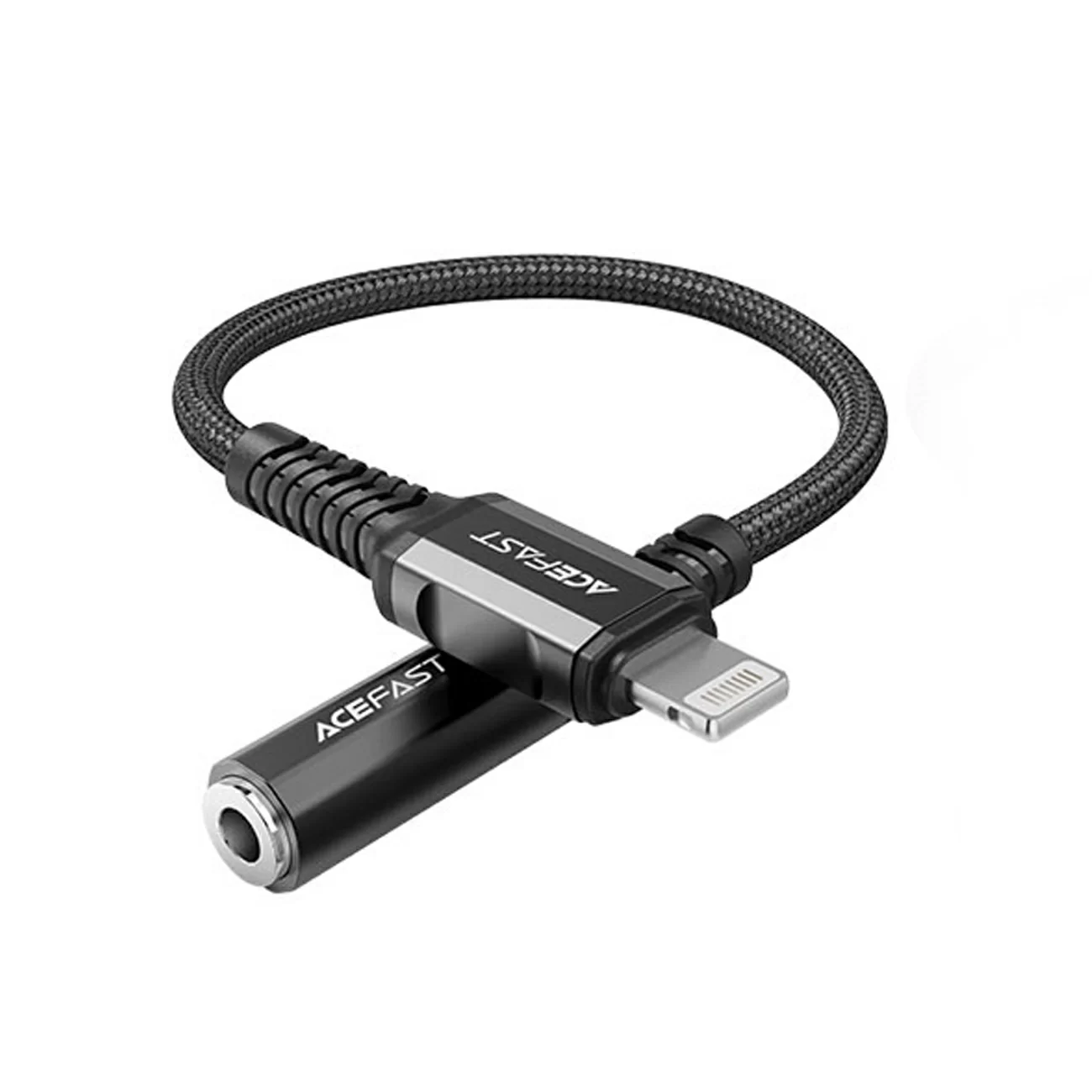Аудиоадаптер AceFast Hi-Fi Lightning на 3.5 мм с декодированием HD C1-05 Аудиоадаптер AceFast Hi-Fi Lightning на 3.5 мм с декодированием HD C1-05