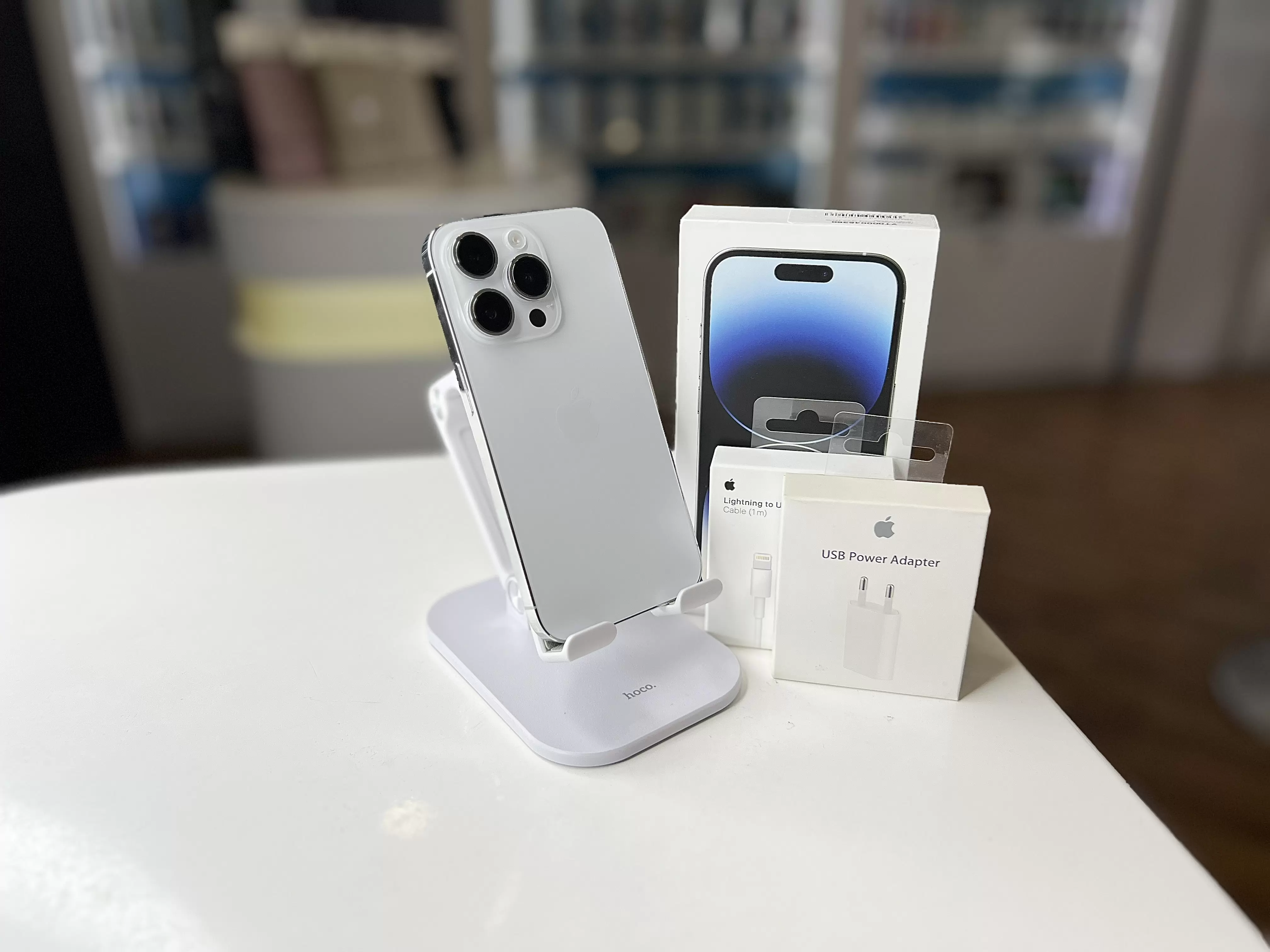 Смартфон Apple iPhone 14 Pro, Серебристый, 128 ГБ / 2439*
