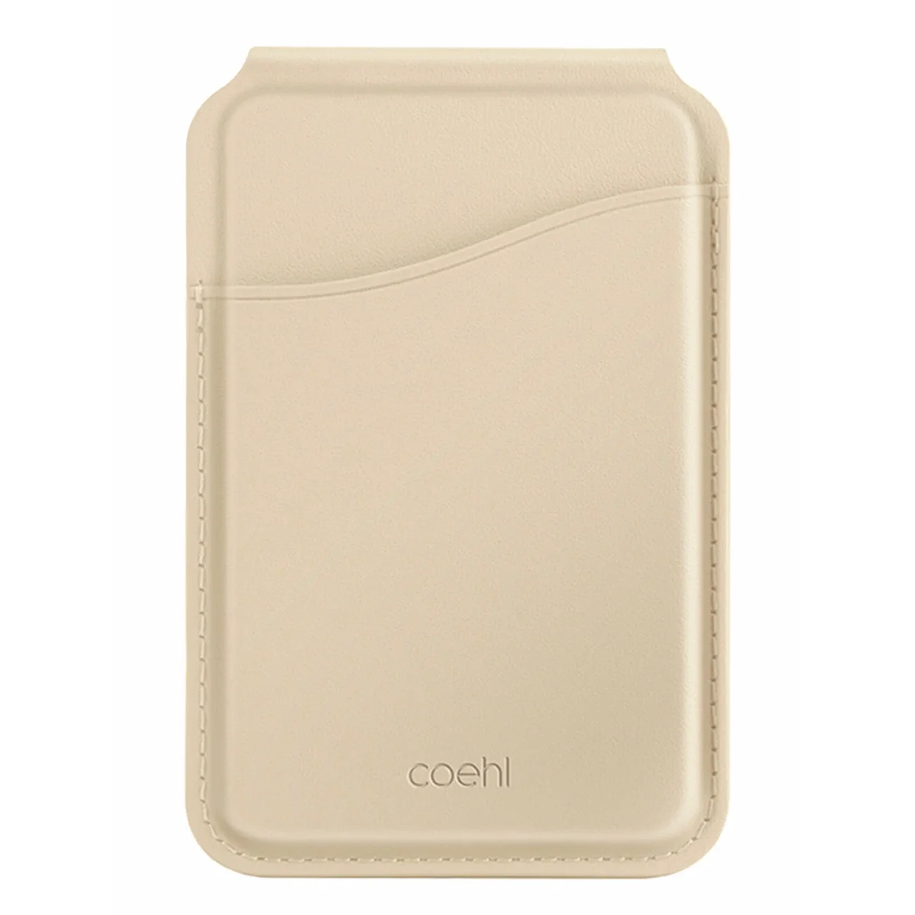 Магнитный бумажник Uniq COEHL ESME, Magnetic cardholder с зеркалом и подставкой, Кремовый