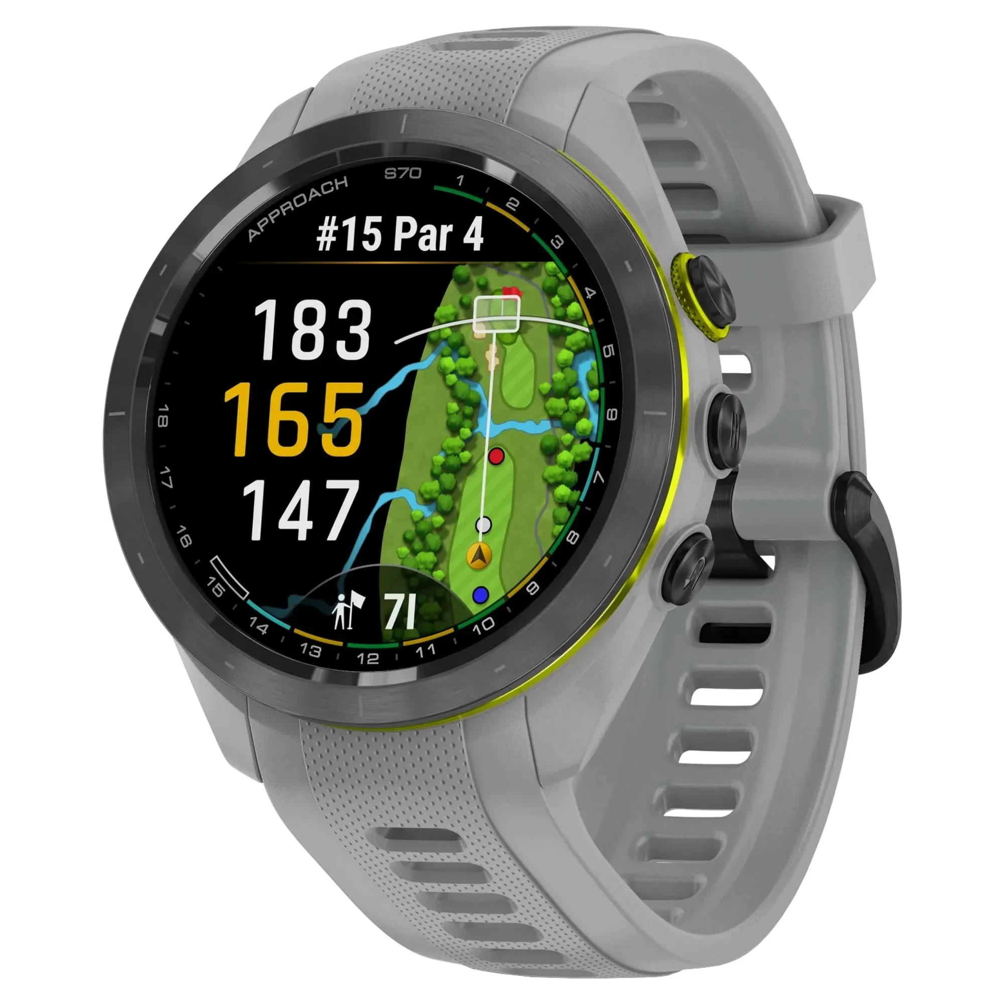 Спортивные часы Garmin Approach S70, 42 мм, Gray (Серый)