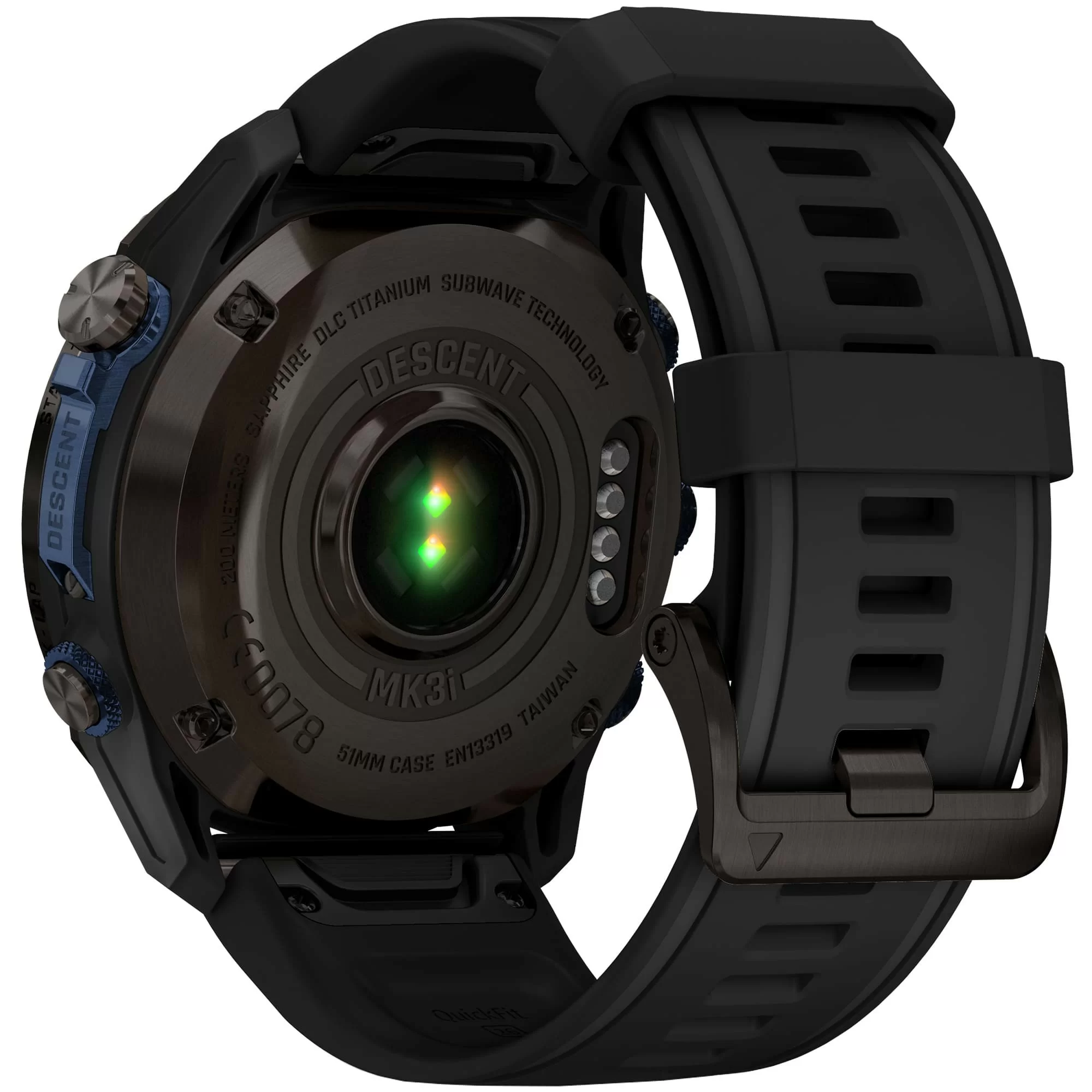 Дайвинг-компьютер Garmin Descent Mk3i, 51 мм (Carbon Gray DLC Titanium / титановый корпус, цвет графит, Black Silicone Band / чёрный силиконовый ремешок) Дайвинг-компьютер Garmin Descent Mk3i, 51 мм (Carbon Gray DLC Titanium / титановый корпус, цвет графит, Black Silicone Band / чёрный силиконовый ремешок)