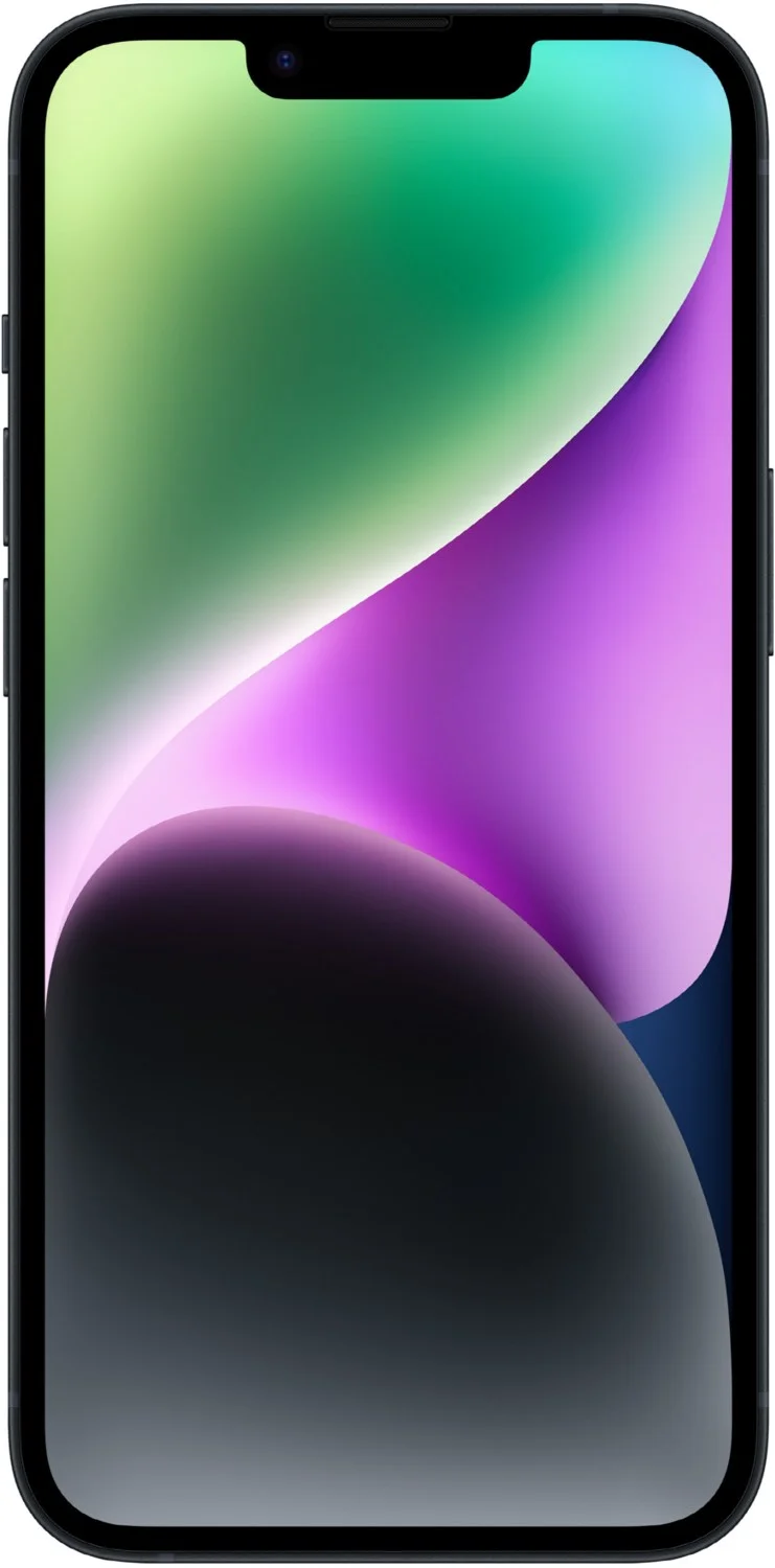 Смартфон Apple iPhone 14, Dual: nano SIM + eSIM, 128 ГБ, Темная ночь