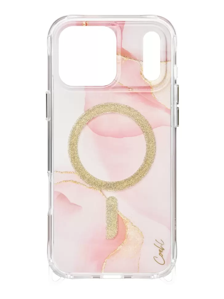 Чехол Uniq COEHL IML Aeris для Apple iPhone 17, Soft Pink (нежно-розовый), MagSafe