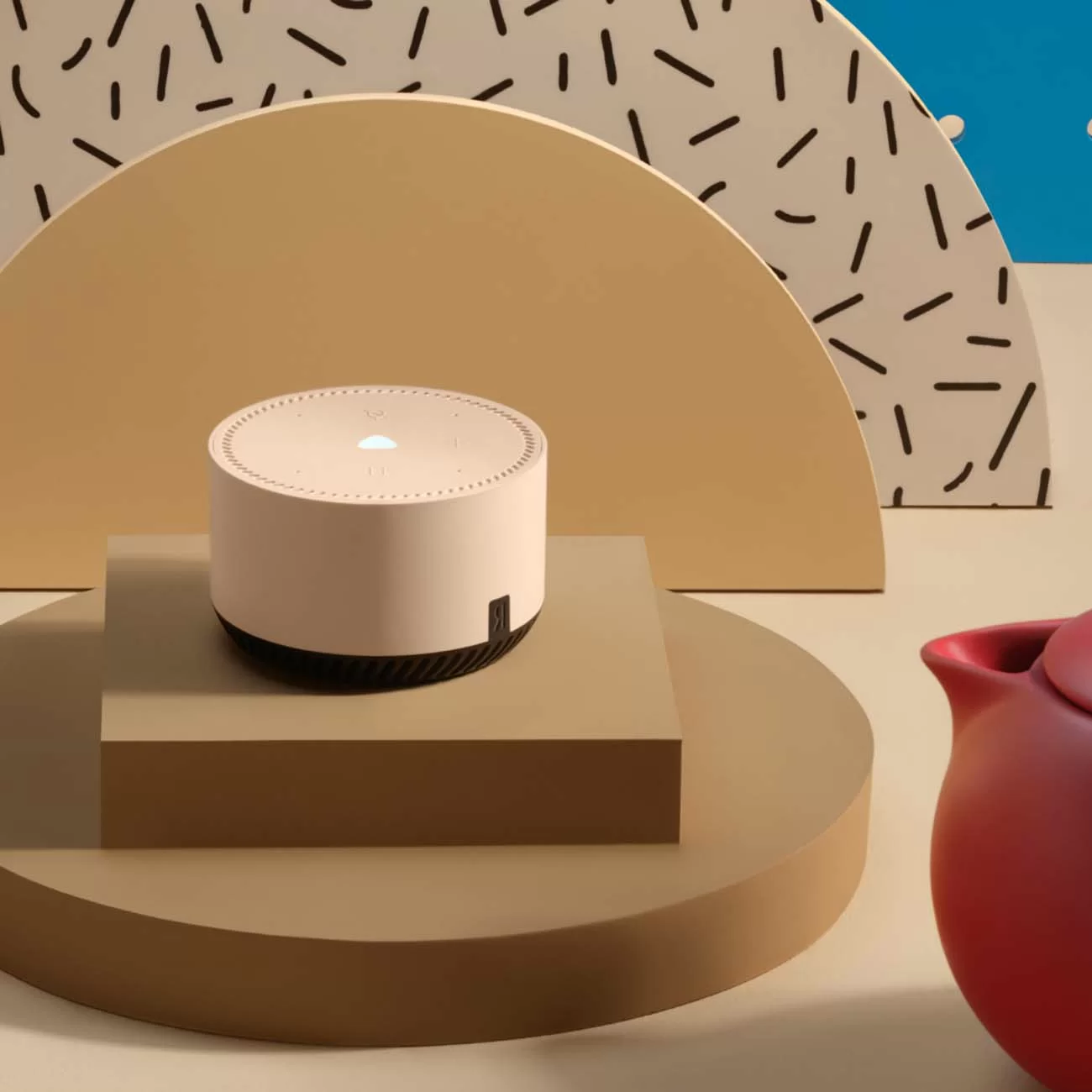 Умная колонка Яндекс Станция Лайт, капучино Умная колонка Яндекс Станция Лайт, капучино