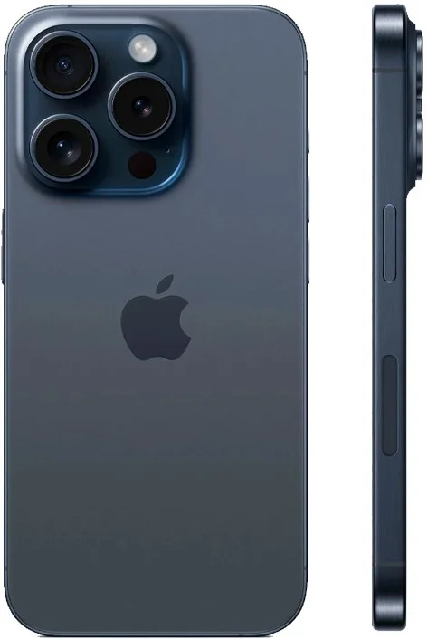 Смартфон Apple iPhone 15 Pro Max, Dual eSIM, 1 ТБ, синий титан