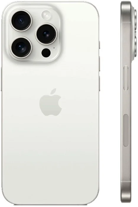 Смартфон Apple iPhone 15 Pro, Dual nano SIM, 1 ТБ, белый титан