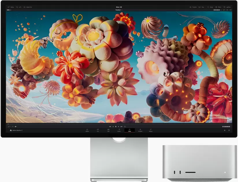 Монитор Apple Studio Display 27″ 5K, стандартное стекло, подставка с регулировкой наклона (Standart Glass / Tilt-adjustable stand) [MK0U3 | MYJG3]