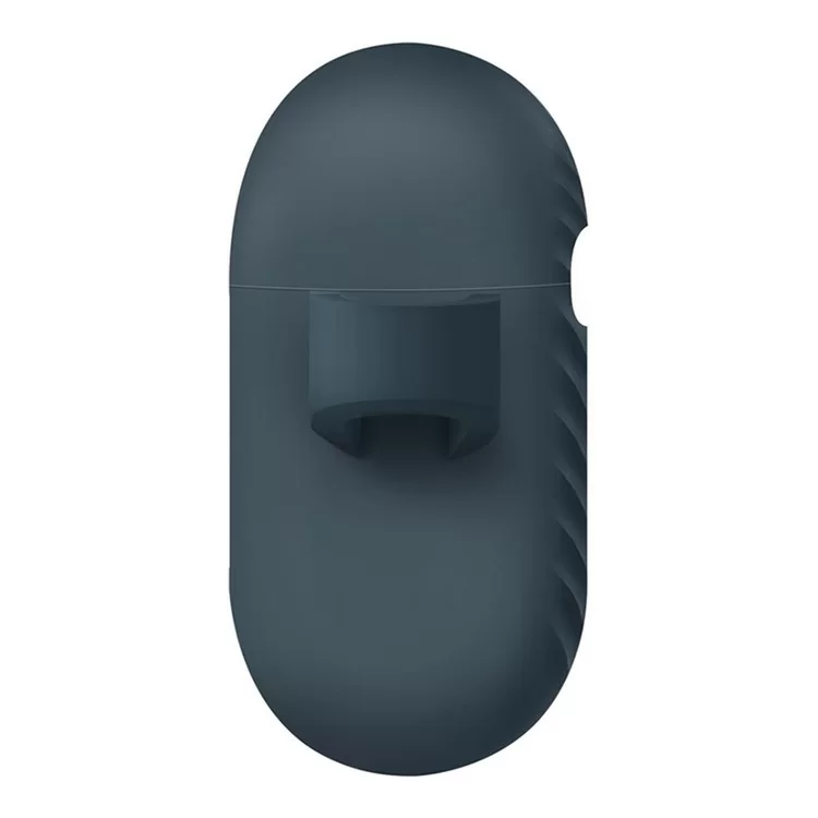 Чехол Uniq Vencer Silicone с карабином и ремешком для AirPods 3 Синий
