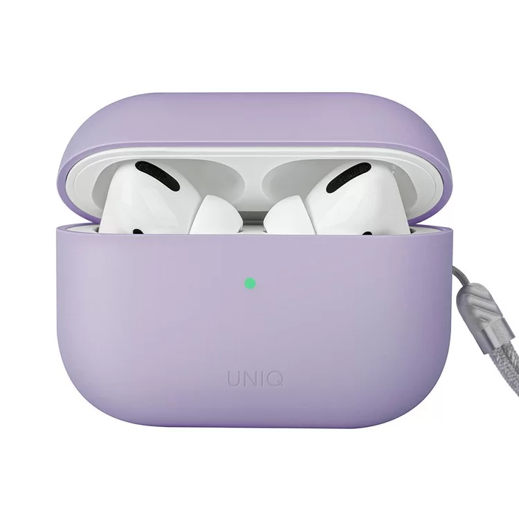 Чехол Uniq LINO Liquid Silicone для AirPods Pro 2 Фиолетовый
