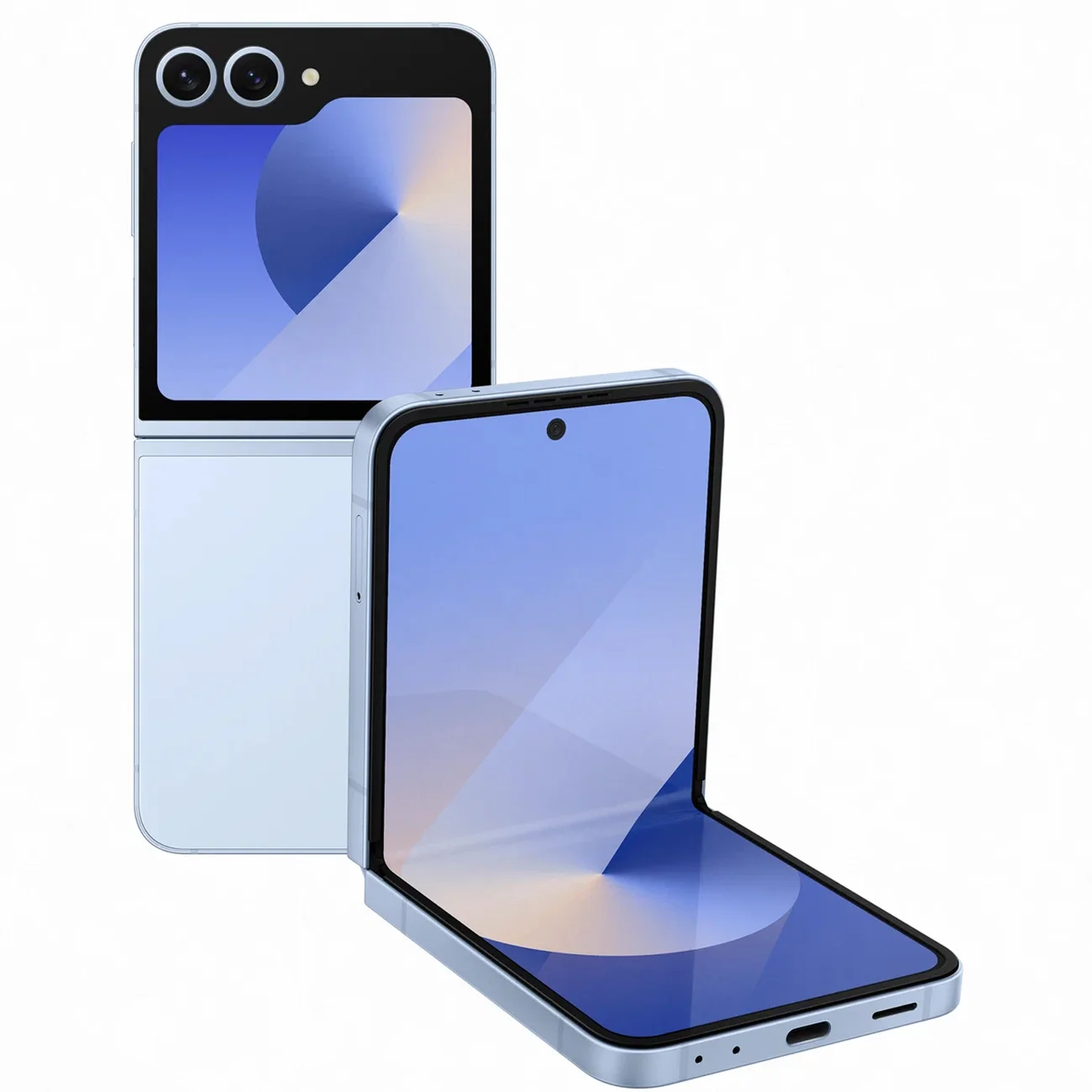 Смартфон Samsung Galaxy Z Flip6 12/256 ГБ, Dual: nano SIM + eSIM, голубой