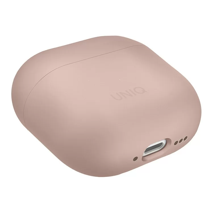 Чехол Uniq LINO Liquid Silicone для AirPods 4 Розовый