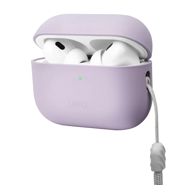 Чехол Uniq LINO Liquid Silicone для AirPods Pro 2 Фиолетовый