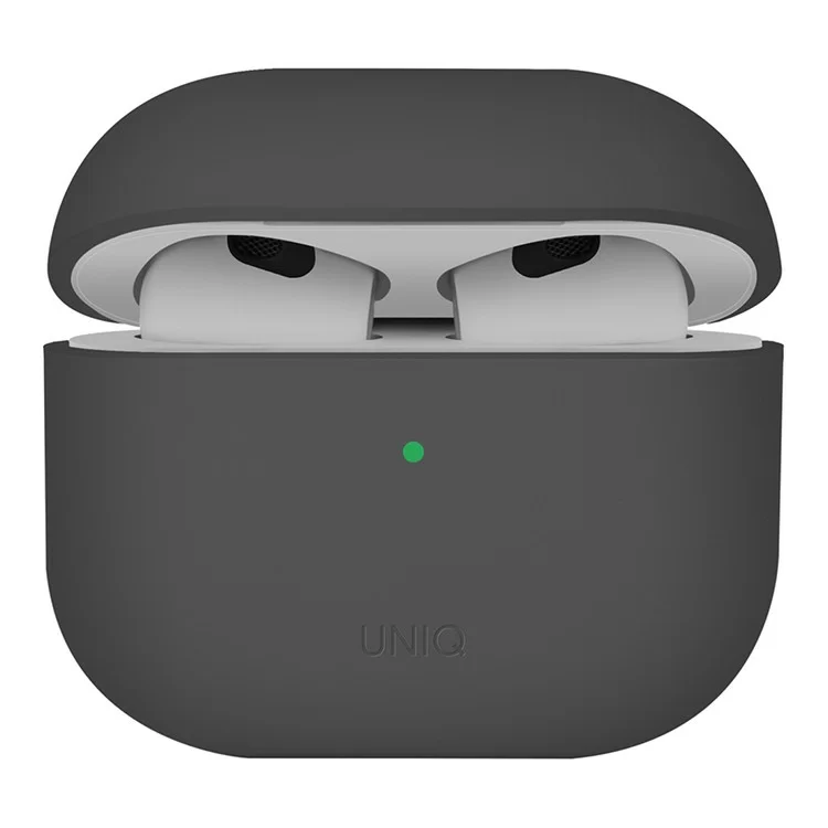 Чехол Uniq LINO Liquid Silicone для AirPods 4 Серый