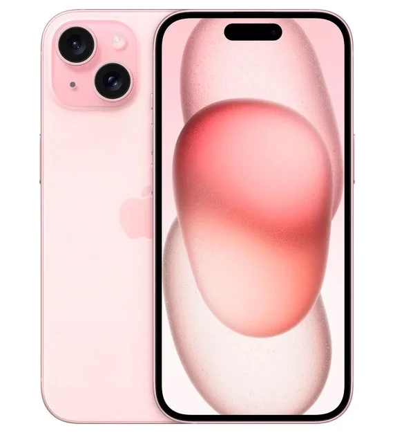 Смартфон Apple iPhone 15 Plus, Dual: nano SIM + eSIM, 128 ГБ, розовый