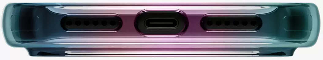 Чехол Uniq Iridescia (holographic) для Apple iPhone 17 Pro, Midnight Quartz (полуночный кварц), MagSafe Чехол Uniq Iridescia (holographic) для Apple iPhone 17 Pro, Midnight Quartz (полуночный кварц), MagSafe