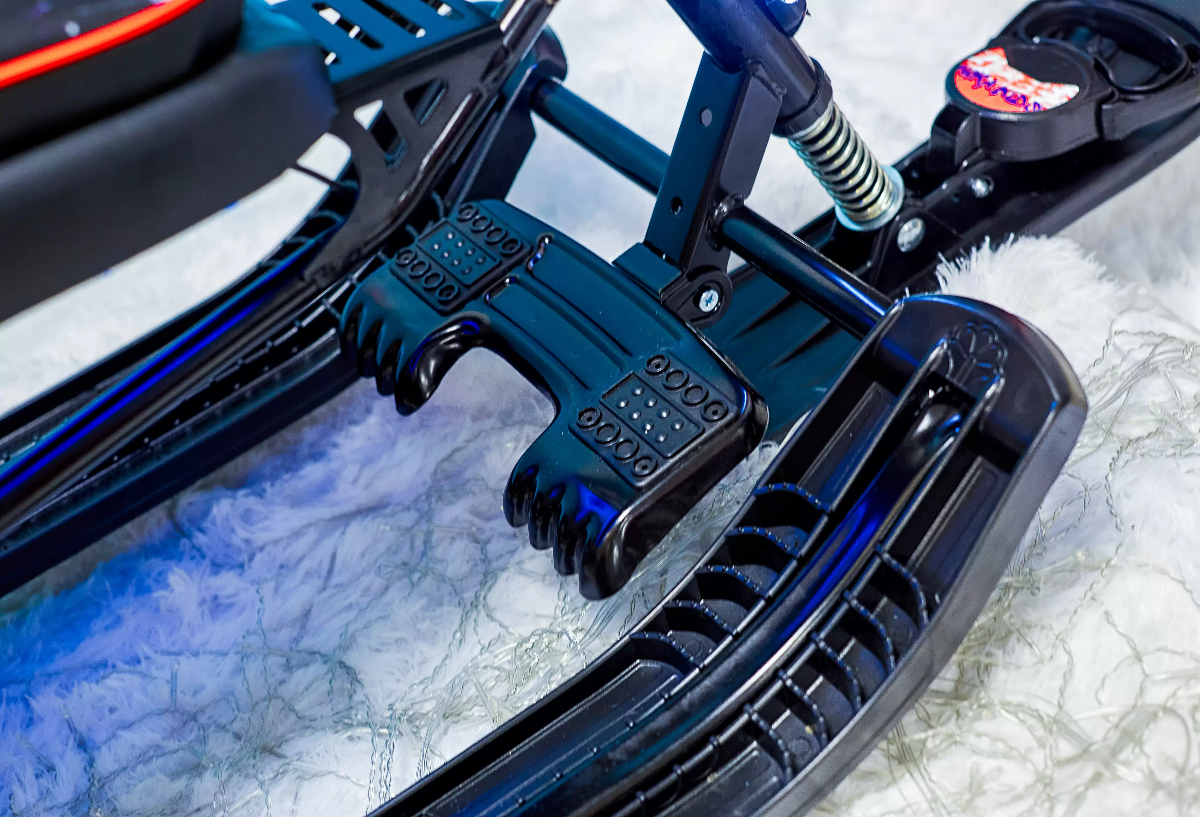 Снегокат электрический iBrat S2, Красно-желтый Снегокат электрический iBrat S2, Красно-желтый