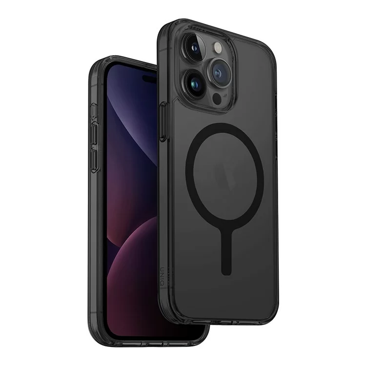 Чехол Uniq LifePro Xtreme AF для iPhone 15 Pro Матовый дымчатый (MagSafe)