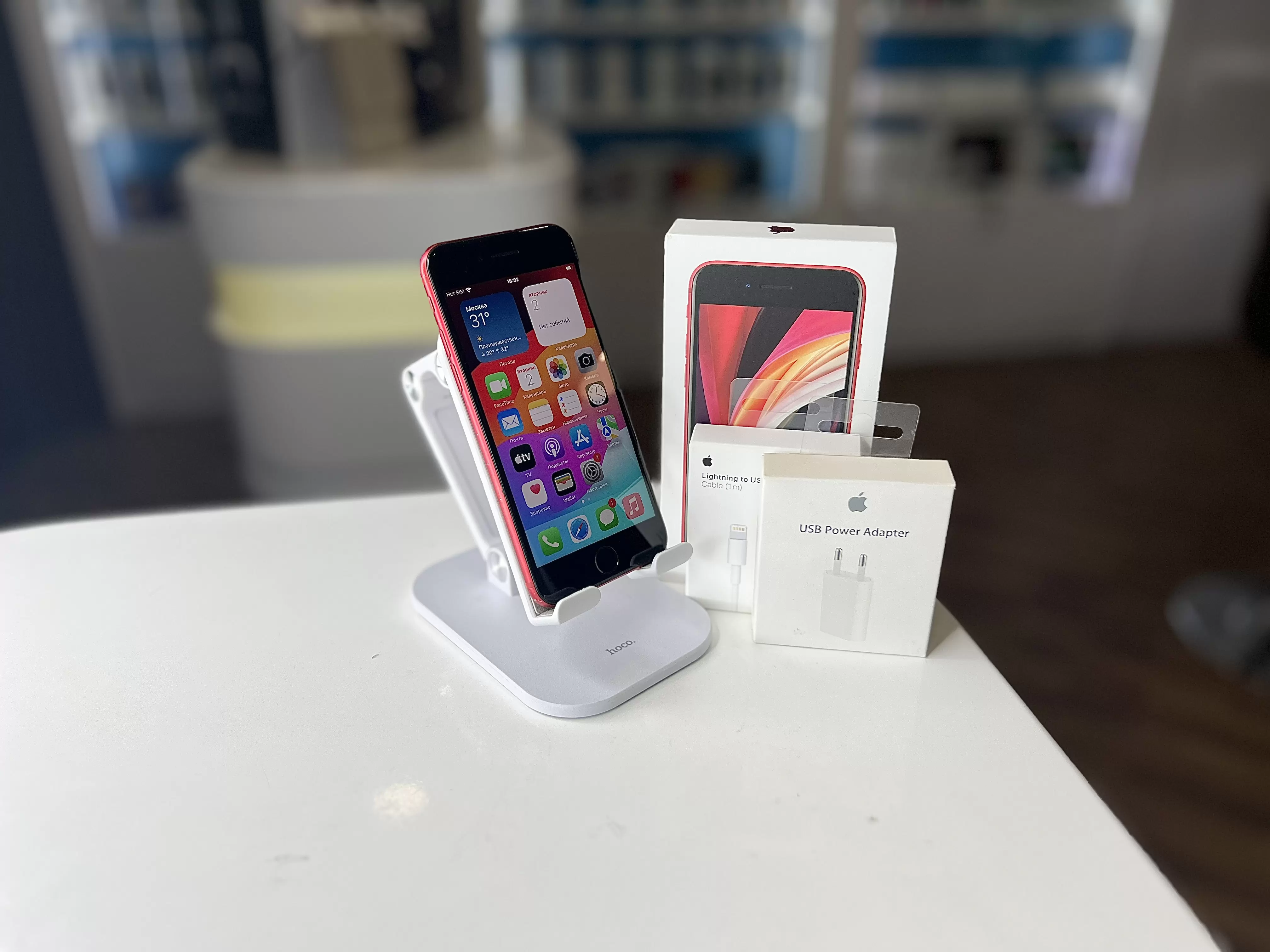 Смартфон Apple iPhone SE 2020, Красный, 64 ГБ / 3165*