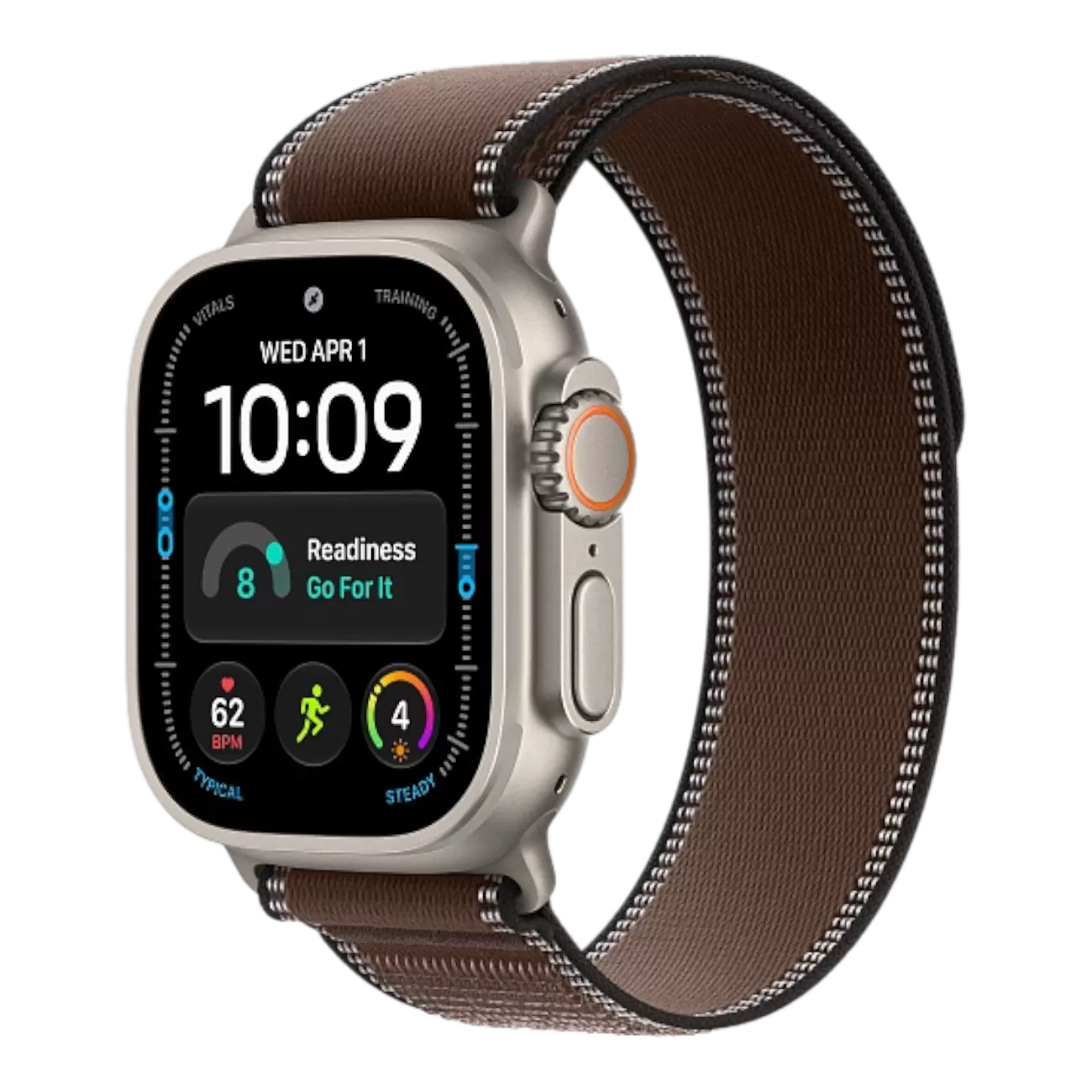 Умные часы Apple Watch Ultra 4 2026 Natural Titanium, 49мм, Trail Loop