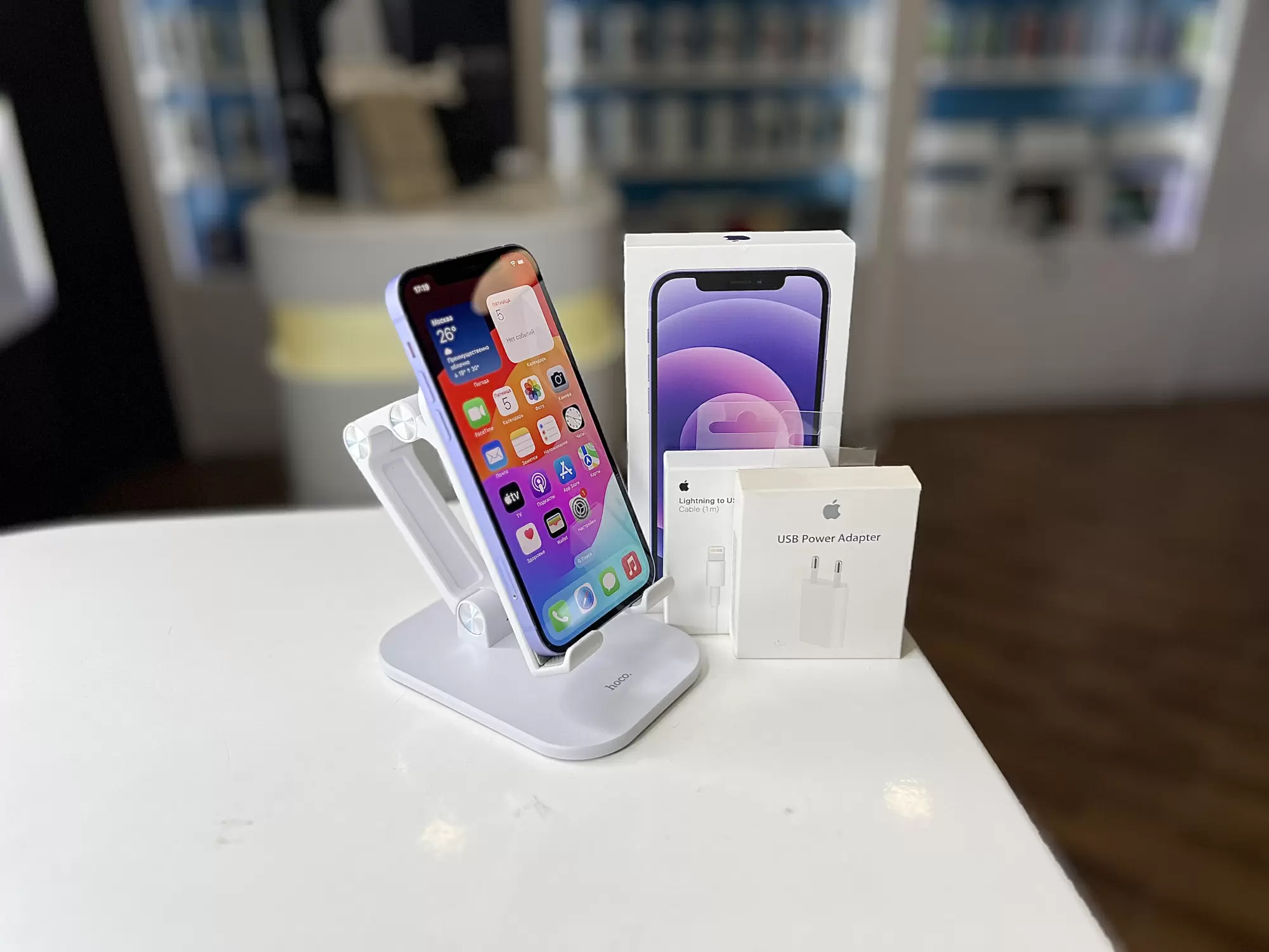 Смартфон Apple iPhone 12, Фиолетовый, 64 ГБ / 2670*