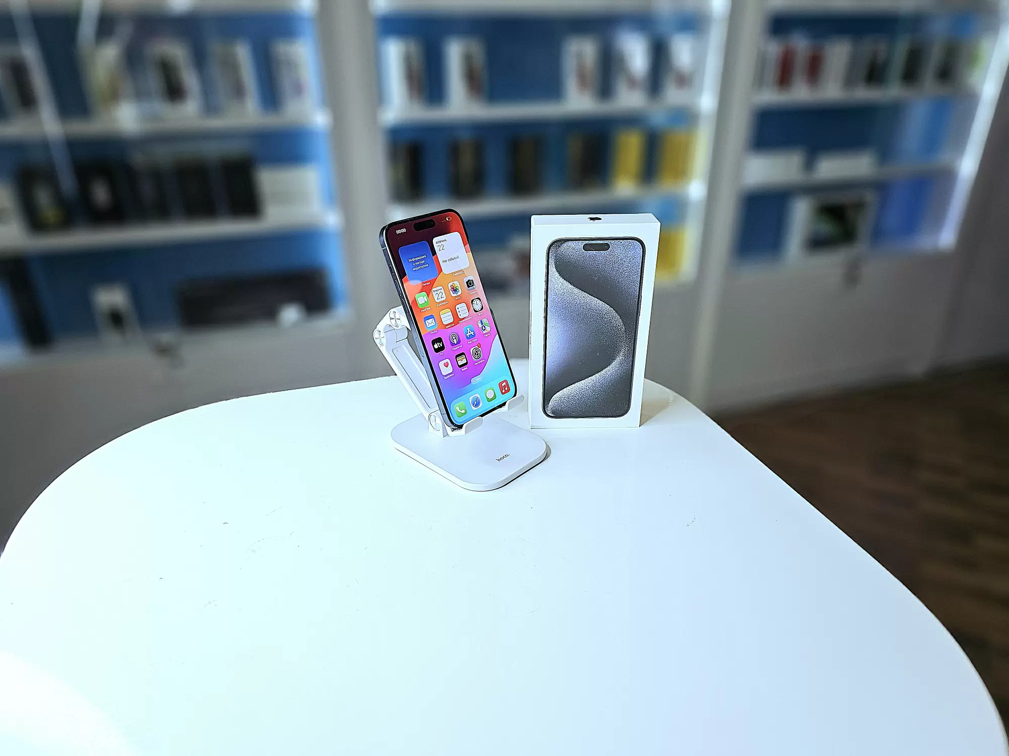 - Смартфон Apple iPhone 15 Pro Max, Синий титан, 256 ГБ / 6138*