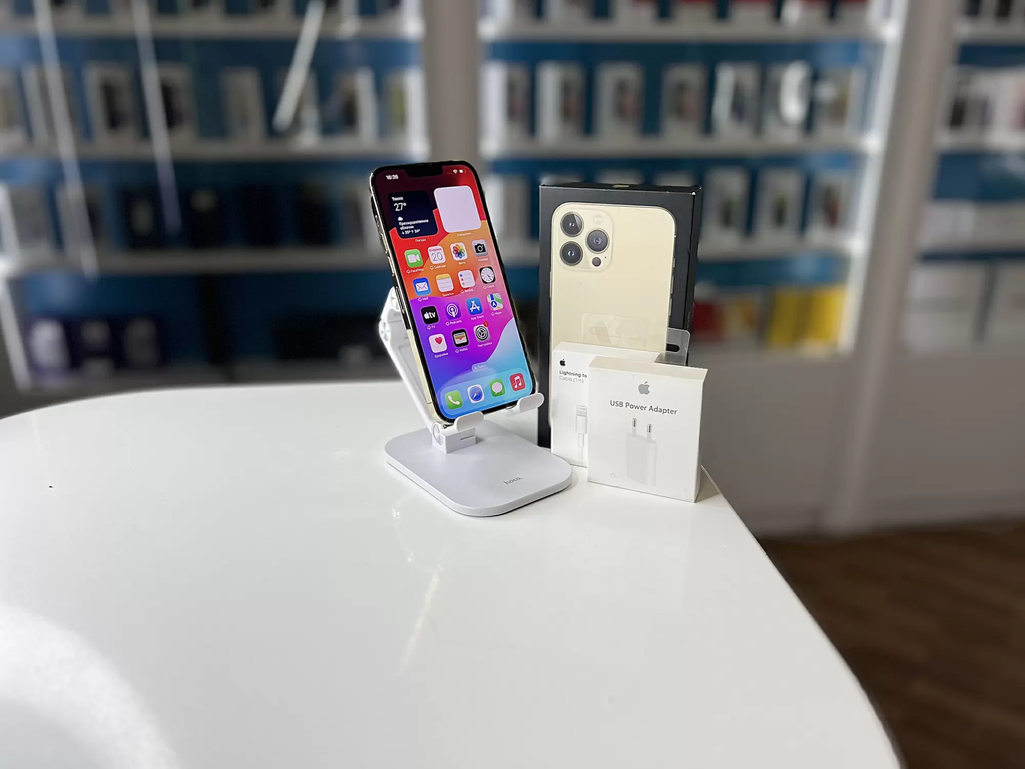 Смартфон Apple iPhone 13 Pro, Золотой, 128 ГБ / 8657*