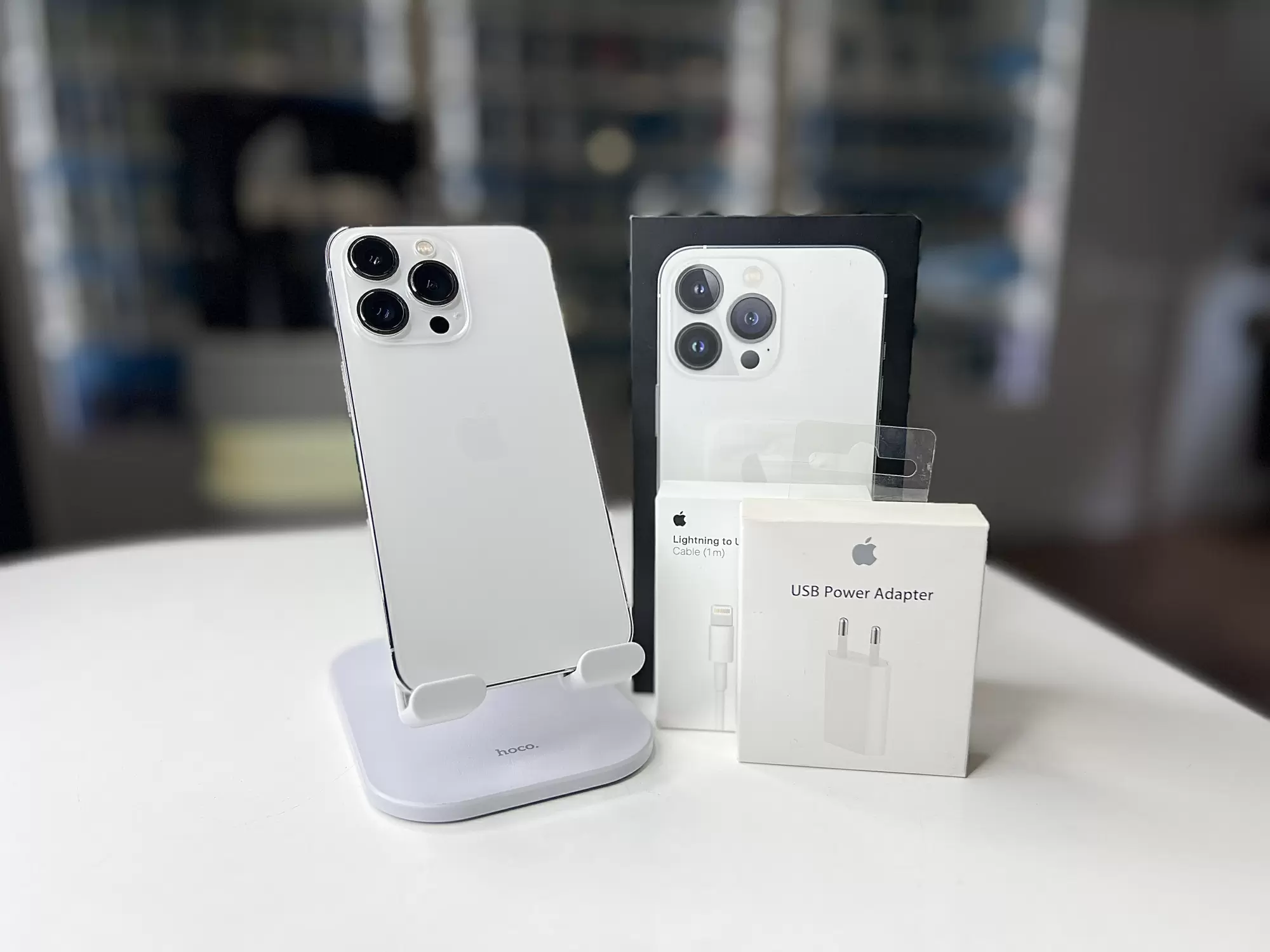 - Смартфон Apple iPhone 13 Pro, Серебристый, 256 ГБ / 6365*