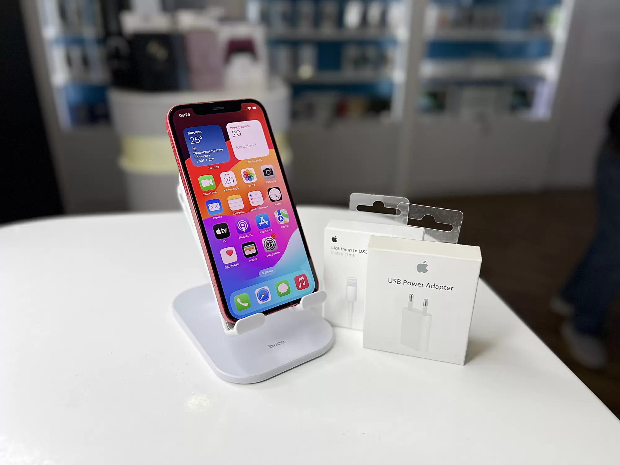 - Смартфон Apple iPhone 12, Красный, 64 ГБ / 0804*