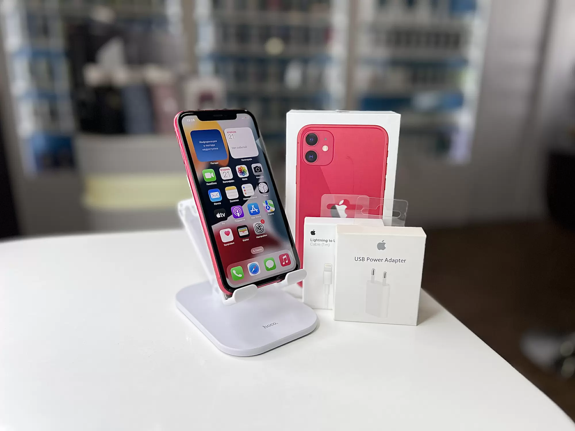 - Смартфон Apple iPhone 11, Красный, 128 ГБ / 4823*