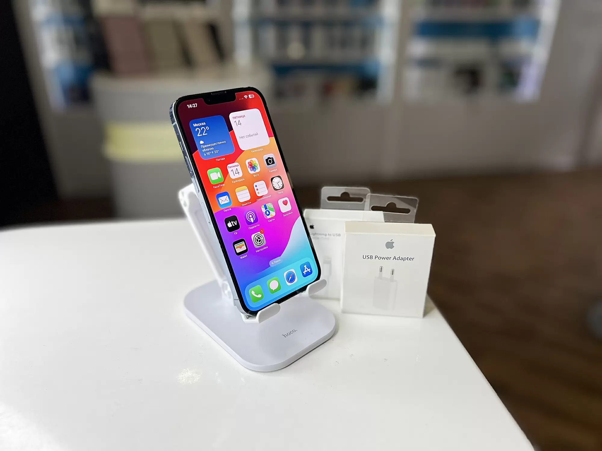 - Смартфон Apple iPhone 13 Pro Max, Небесно‑голубой, 256 ГБ / 0873*