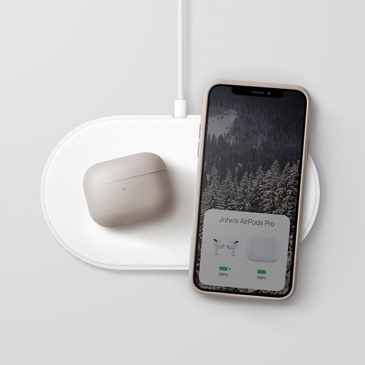Чехол Uniq LINO Liquid Silicone для AirPods Pro 2 Бежевый
