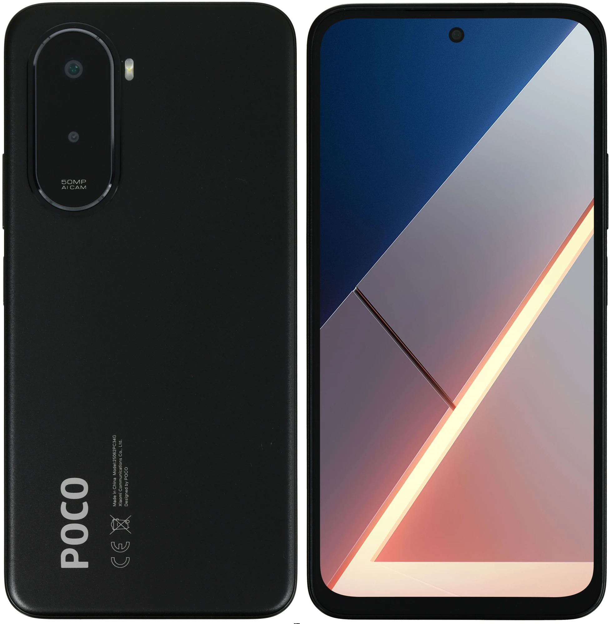 Смартфон POCO M7, 6/128 ГБ, Black (чёрный)