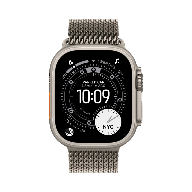 Смарт-часы Apple Watch Series 11, 42 мм, Natural Titanium (натуральный титан), GPS + Cellular