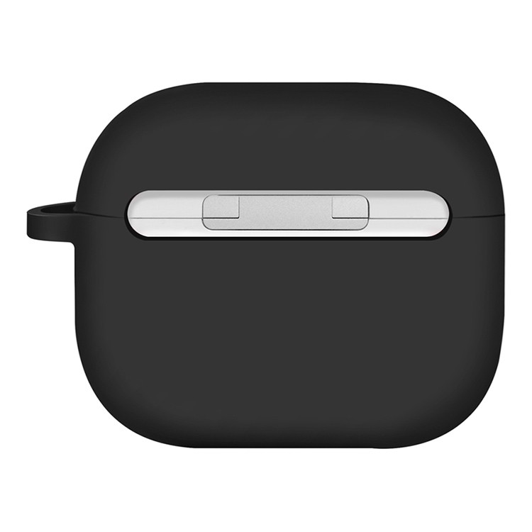 Чехол Uniq NEXO Liquid Silicone с карабином и спортивными крючками для AirPods 3 Серый