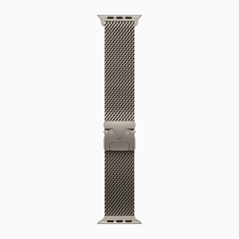 Смарт-часы Apple Watch Ultra 3, 49 мм, ремешок Titanium Milanese Loop, Натуральный титан / Natural Titanium