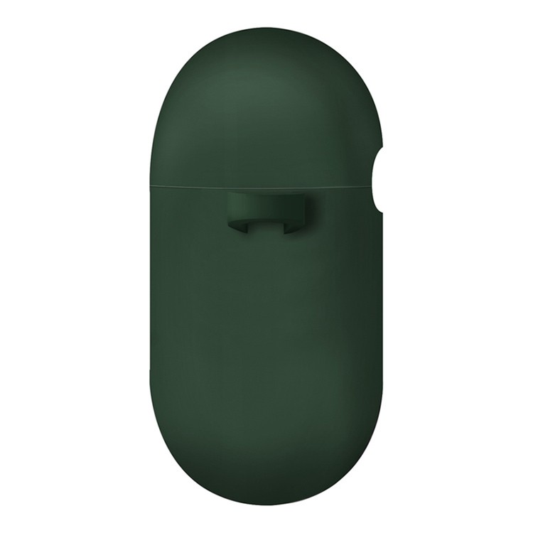 Чехол Uniq NEXO Liquid Silicone с карабином и спортивными крючками для AirPods 3 Зелёный