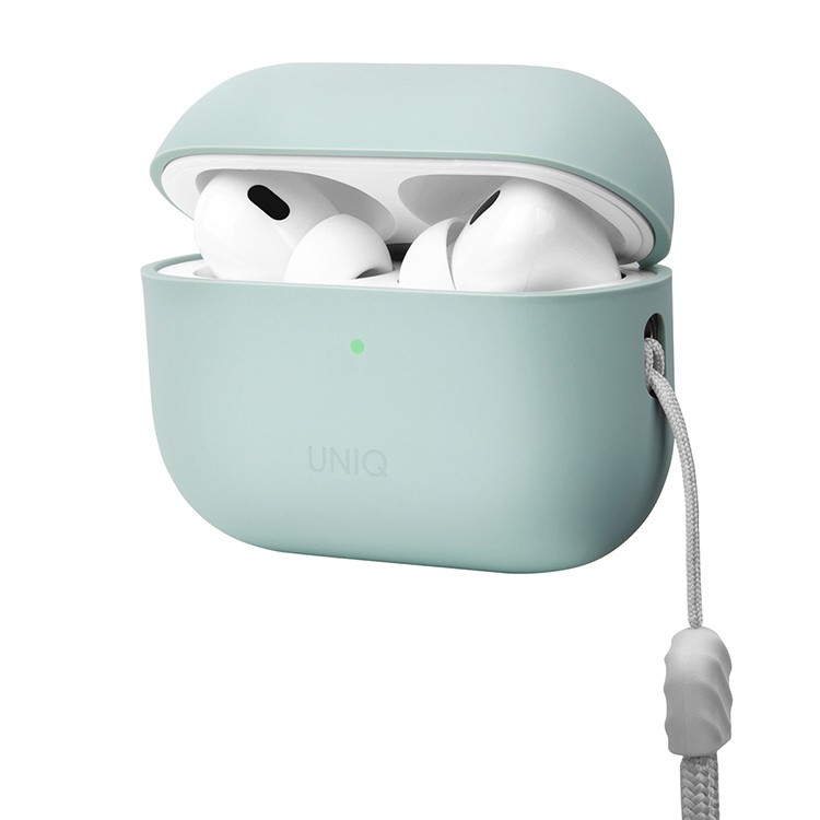 Чехол Uniq LINO Liquid Silicone для AirPods Pro 2 Зелёный