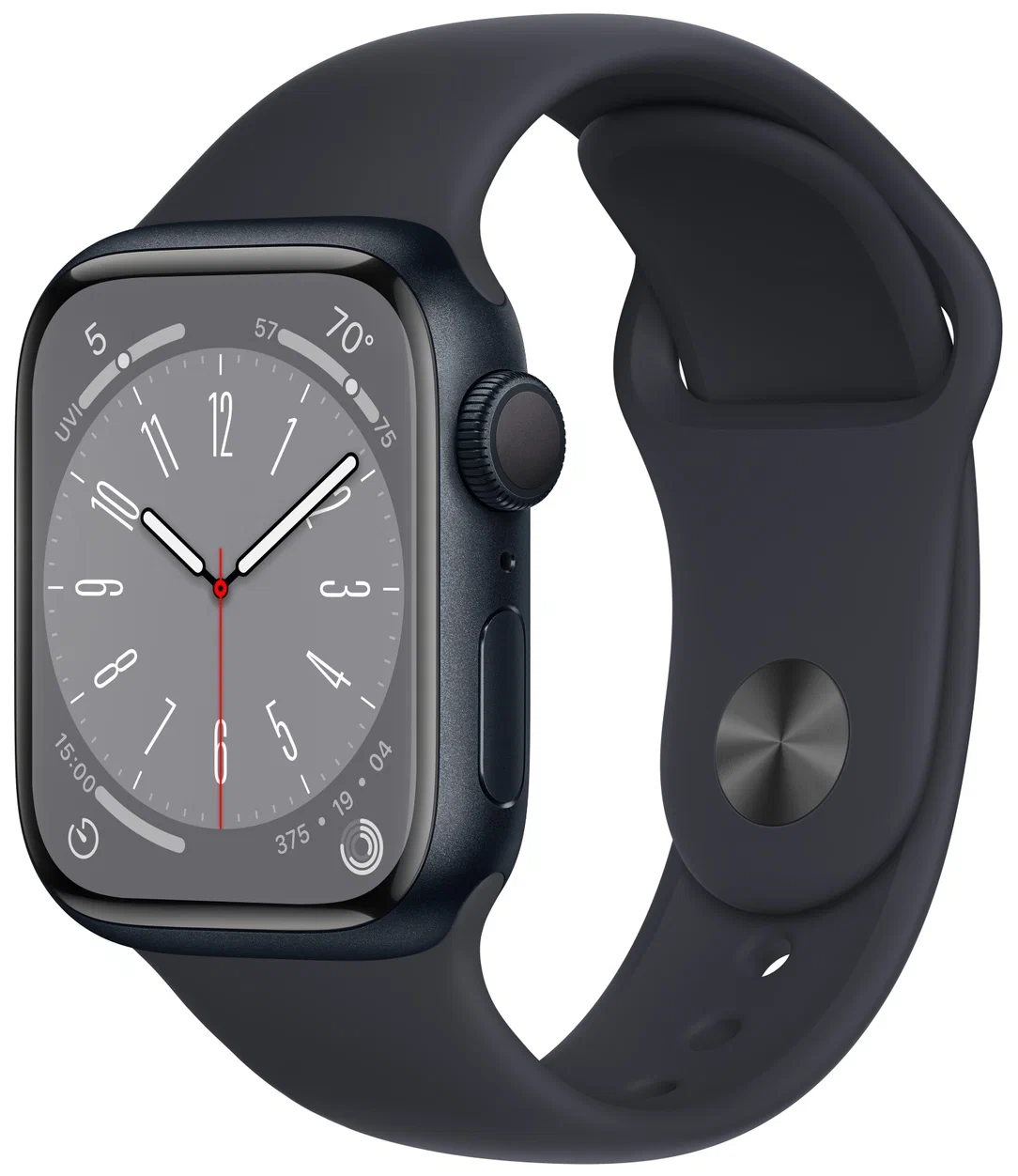 Умные часы Apple Watch Series 9, 45 мм, Полуночный чёрный чёрный, Q0DH*