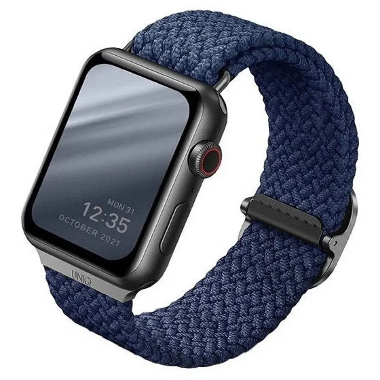 Ремешок Uniq для Apple Watch 41/40/38 мм, ASPEN Design strap, Плетеный, Церулеановый