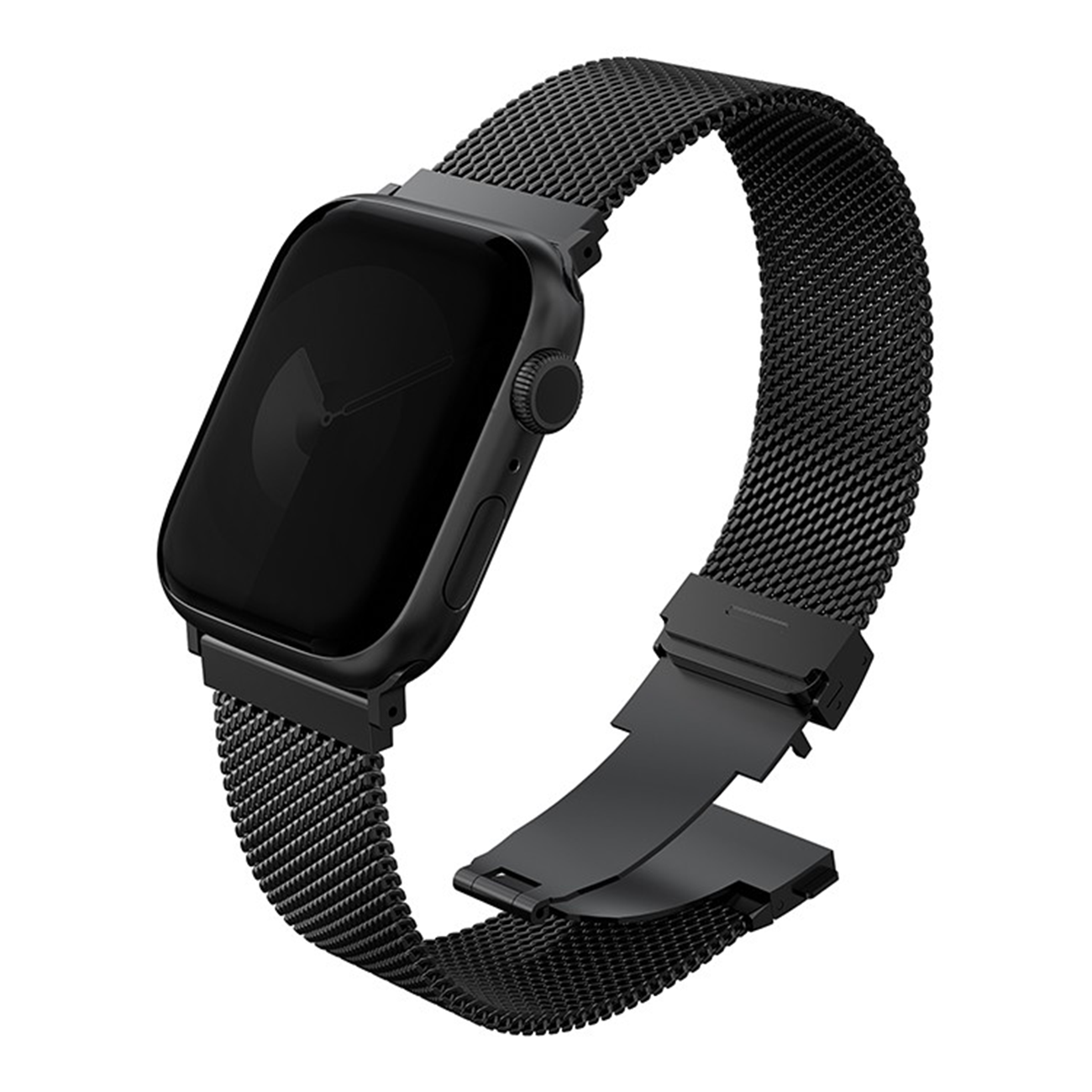 Ремешок Uniq Dante Pro Mesh Steel Graphite Black для Apple Watch 40/41/42 мм