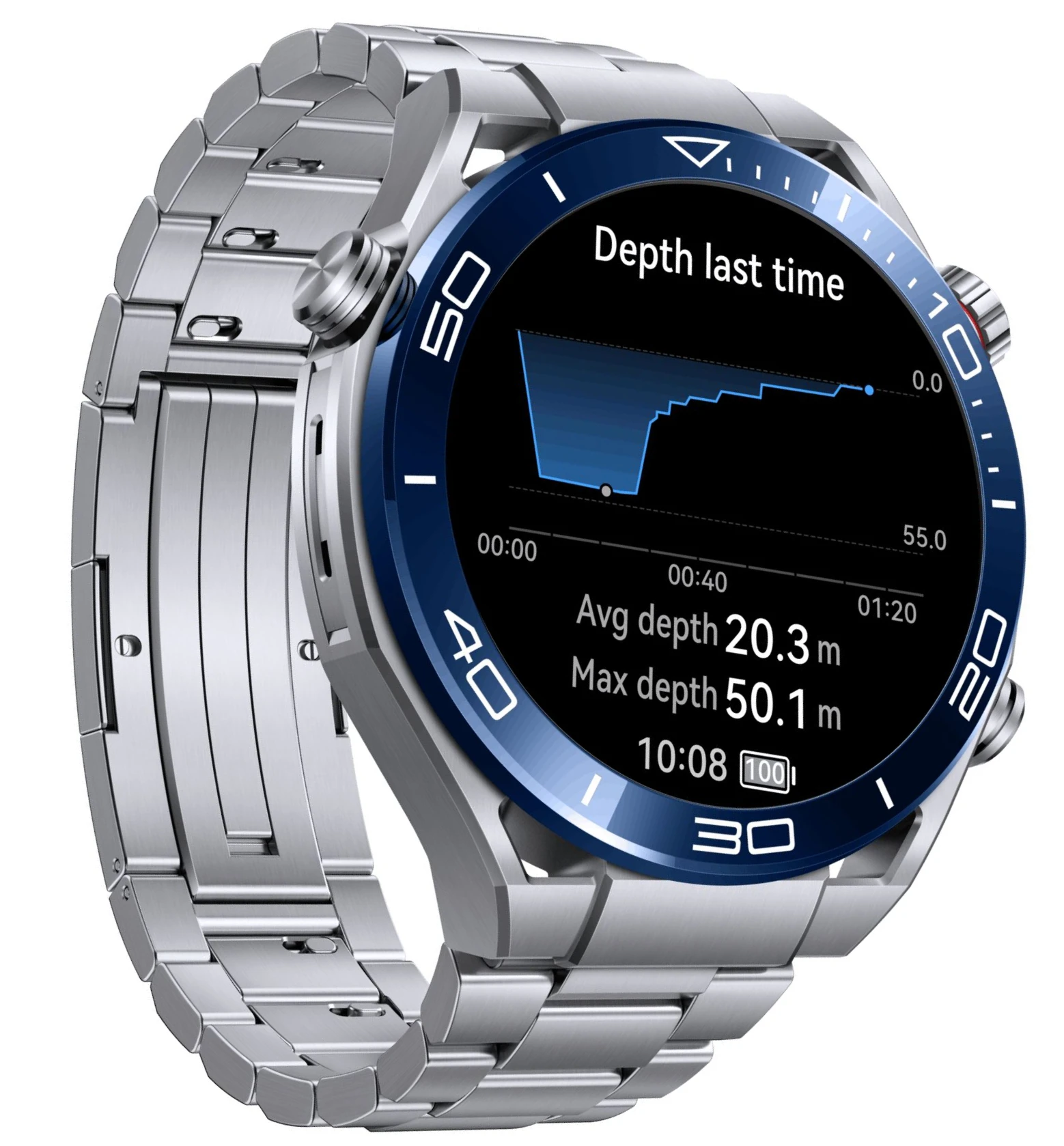 Смарт-часы Huawei Watch Ultimate, Синий / Blue Смарт-часы Huawei Watch Ultimate, Синий / Blue