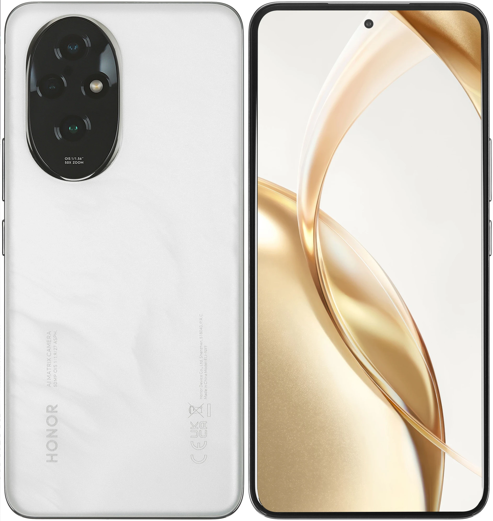 Смартфон Honor 200, 8/256 ГБ, белый