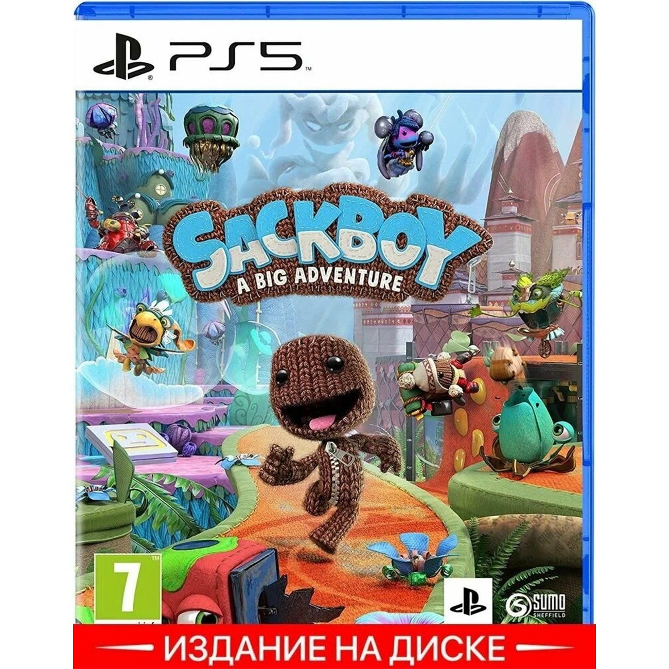 Игра: Sackboy A Big Adventure (Сэкбой Большое приключение) для PS5 (диск,  русская oзвучка) купить во Владимире