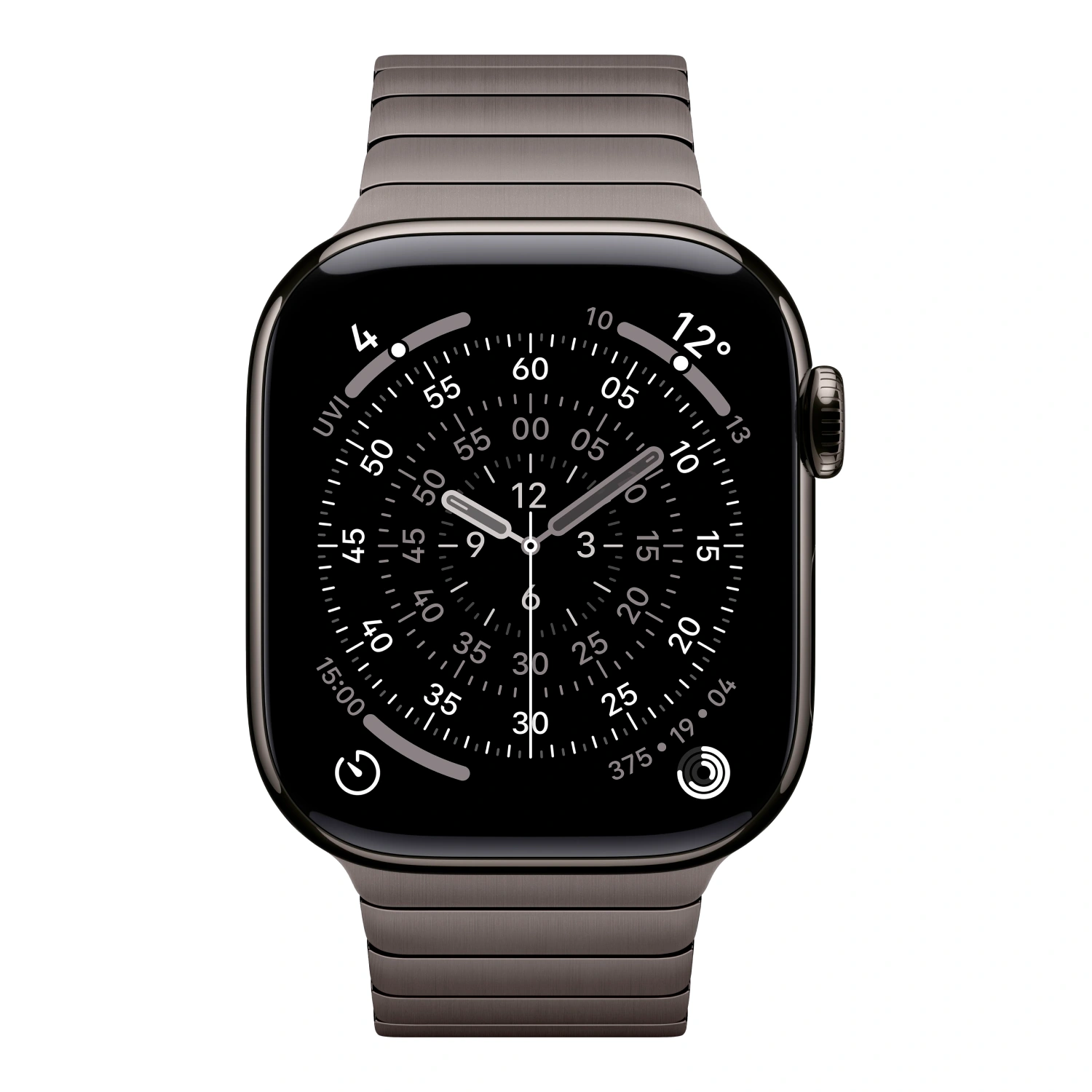 Смарт-часы Apple Watch Series 11, 46 мм, ремешок Titanium Link Bracelet, Сланцевый / Slate