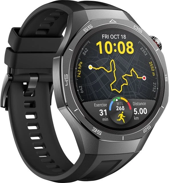 Смарт-часы Huawei Watch GT 5 Pro, 46 мм, Black (чёрный)
